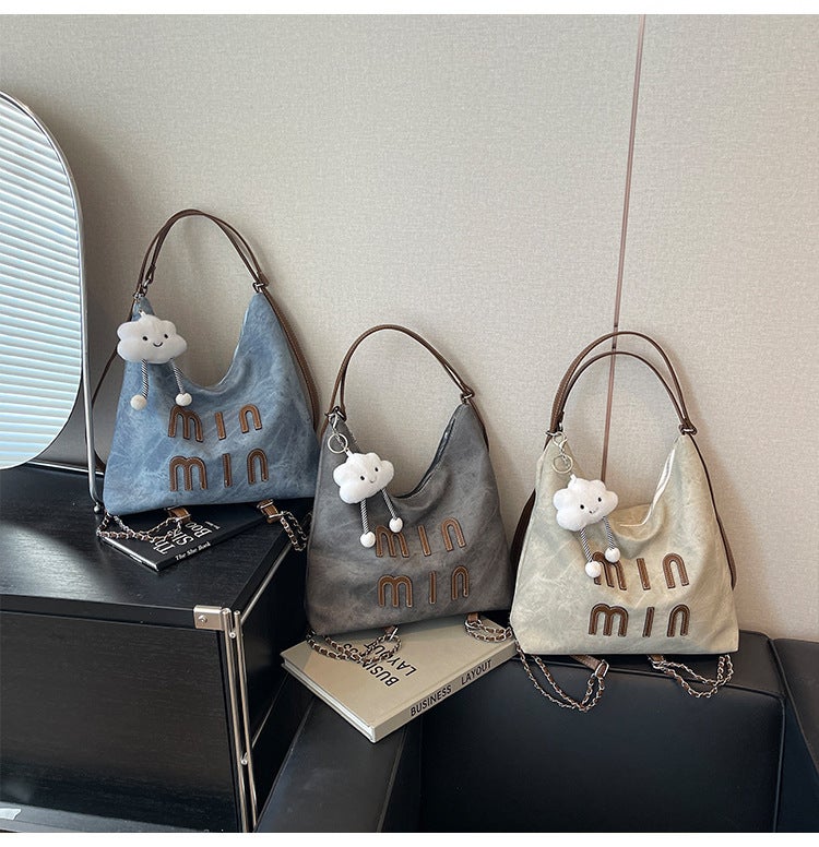 Tote Bag Women'S Large Capacity Commuting Backpack Trendy Casual Shoulder Lightweight Travel Backpack - Image 2